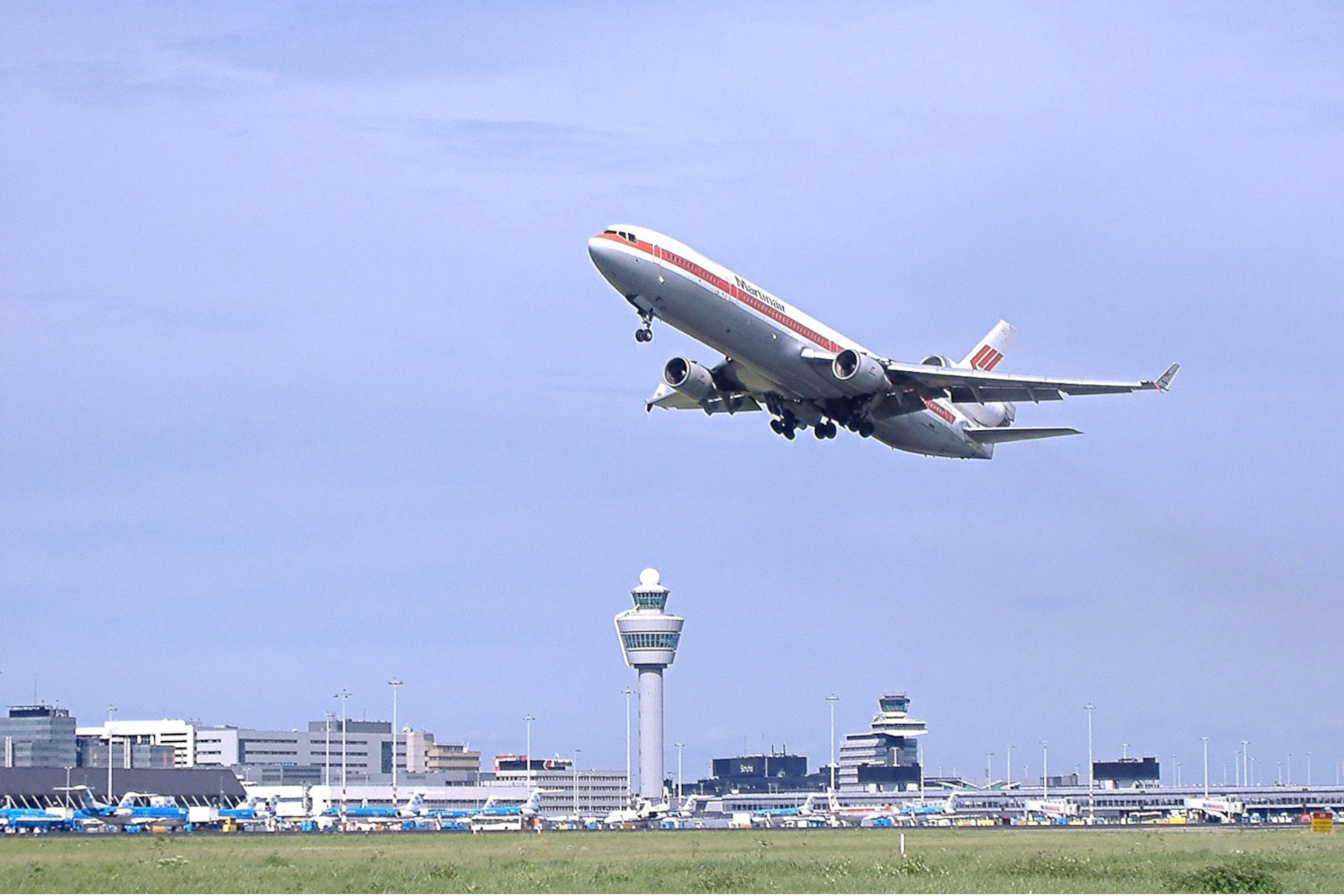 Flugzeug beim Start